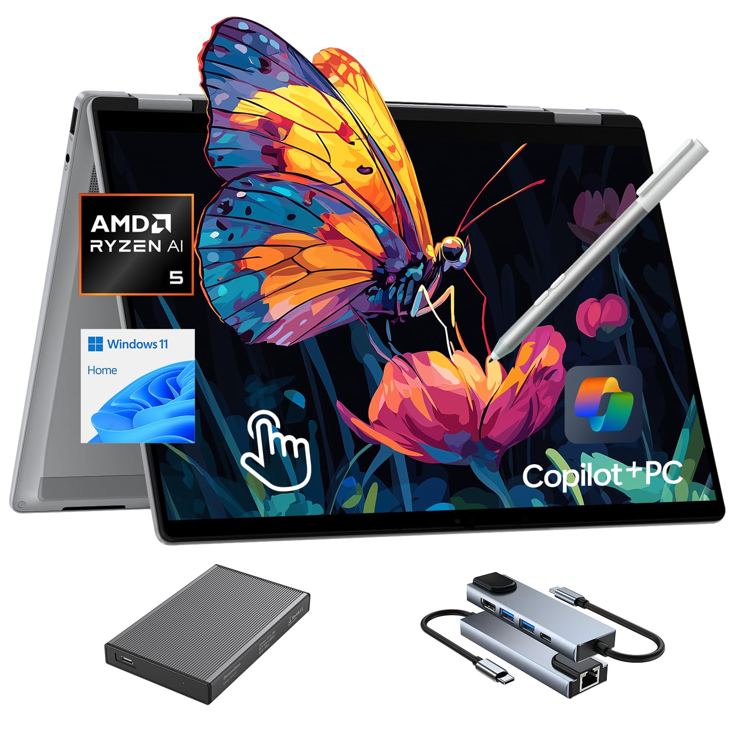 Amazon.com: HP OmniBook X Flip Copilot+ PC Laptop Computer, 2-in-1